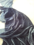 deep grey silk velvet